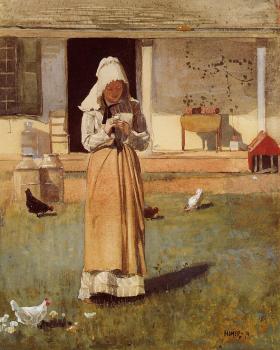 Winslow Homer : The Sick Chicken